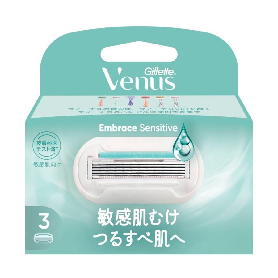 【10個セット】P&G ヴィーナス敏感肌むけ替刃 [単品内容量/3個]