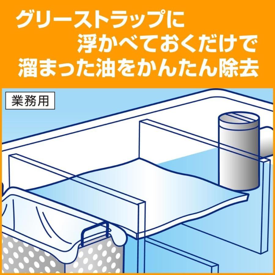 【10個セット】花王プロ KAOグリース吸着シートカットタイプ業務用 [単品内容量/5枚]_1