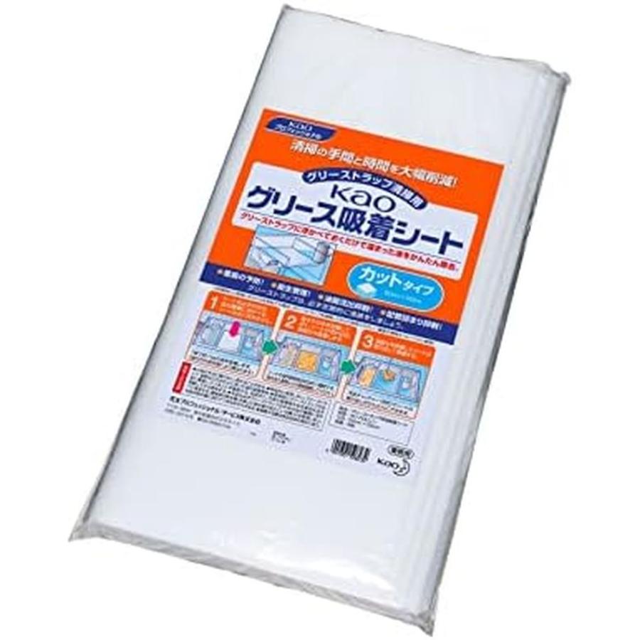 【10個セット】花王プロ KAOグリース吸着シートカットタイプ業務用 [単品内容量/5枚]_6