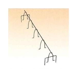 乾産業 デッキスペーサー・ハリ用バー型 W 黒 H50×300 入数：50