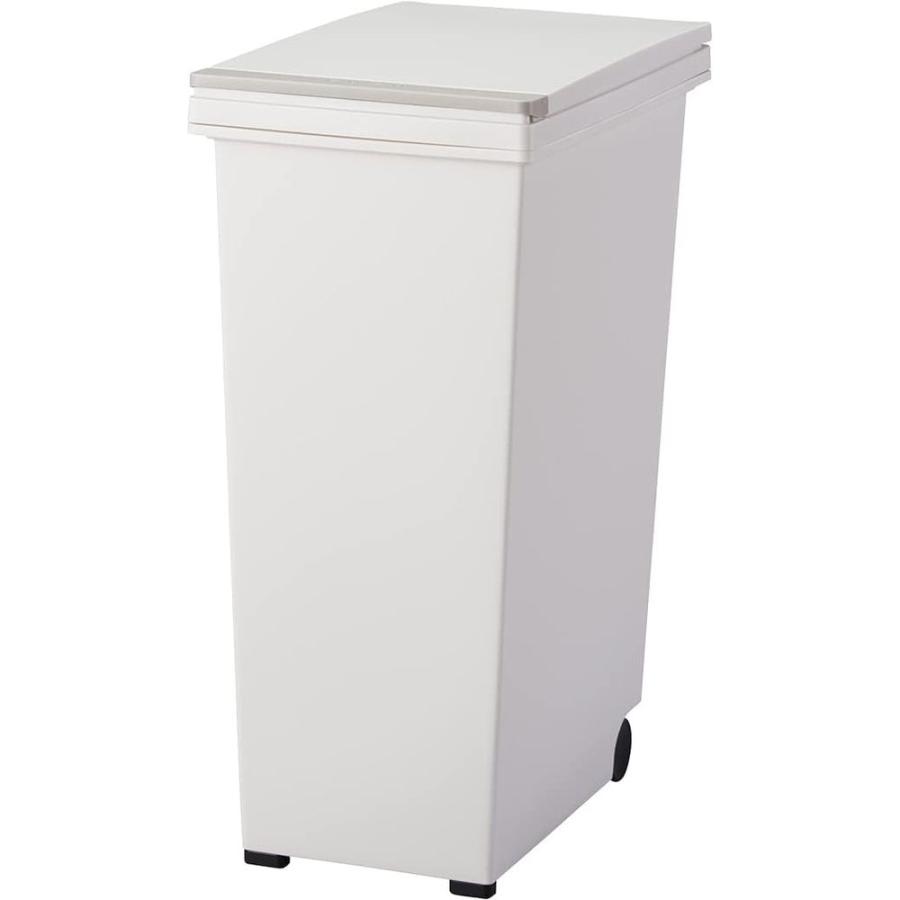 【5個セット】アスベル エバンプッシュペール30L 6012 ホワイト | ゴミ箱 プッシュ式 エバン プッシュペール ダストボックス ホワイト_1