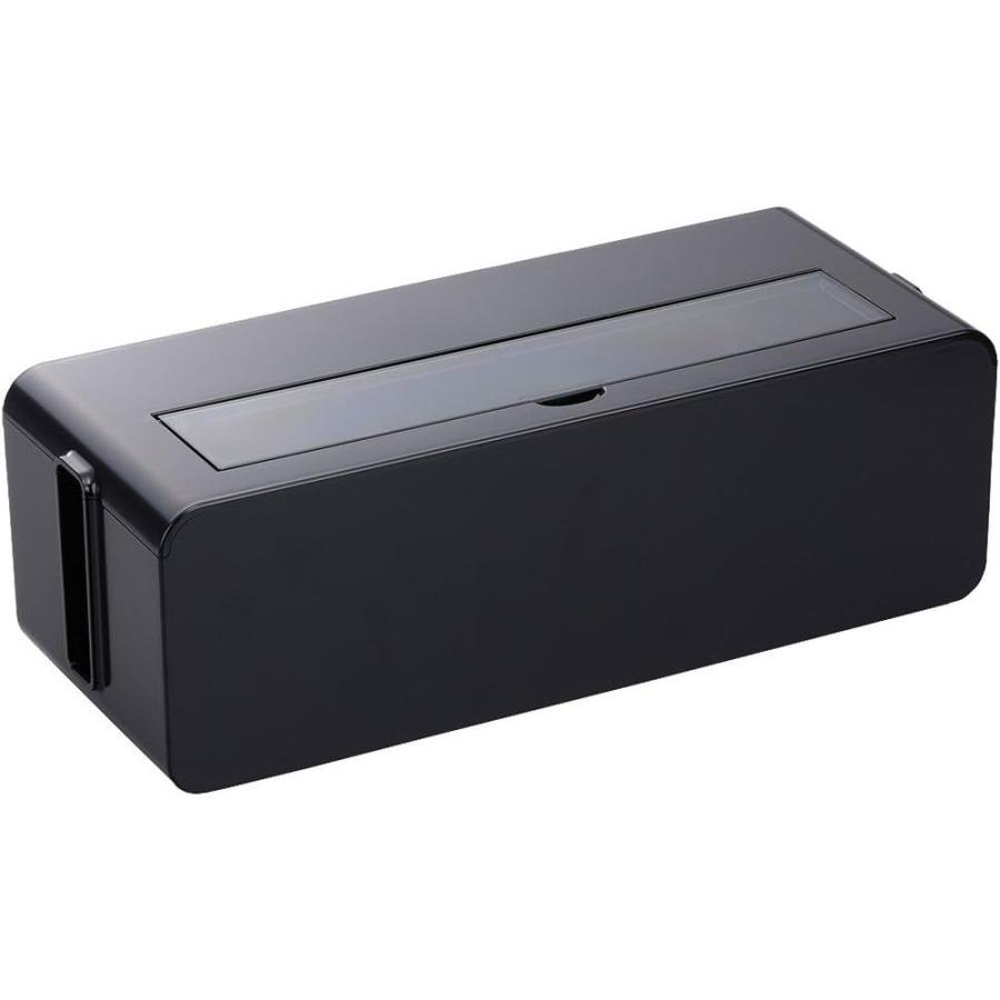 【10個セット】イノマタ化学 テーブルタップボックスL BK 4832 | テーブルタップボックス テーブルタップボックスL コードケース