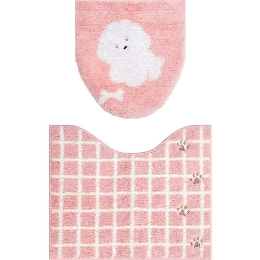【10個セット】オカトー SOPO トイレ2点セット コイラ | トイレセット コイラ トイレマット フタカバー トイレ用品 かわいい おしゃれ