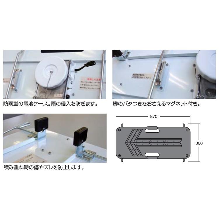 楽天市場】キタムラ産業 1個入 SKT-005FS フラッシュパネル フラッシャーパネル LED矢印板 SKT-005FS その他