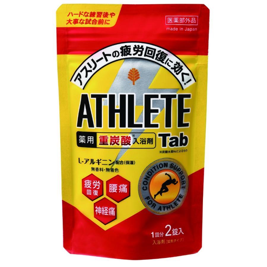 【箱売り 144個セット】 薬用ATHLETE Tab2錠×1パック | 薬用入浴剤 アスリートタブ 疲労回復 重炭酸 医薬部外品 温浴効果 錠剤 入浴剤 スポーツ後 入浴剤効果の画像