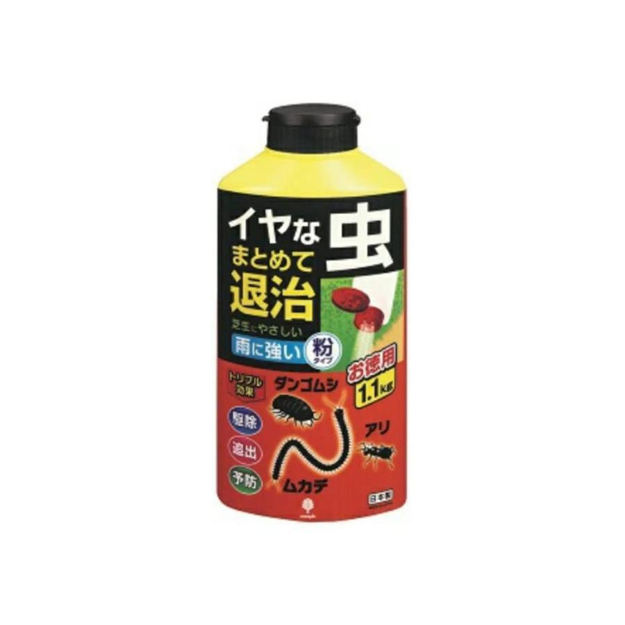 【箱売り 15個セット】 イヤな虫 まとめて退治 粉タイプ 1.1kg | 虫除け 退治 粉タイプ 日本製 虫よけ 駆除 粉剤 不快害虫 虫害対策 有効成分 まとめて退治 小久の画像