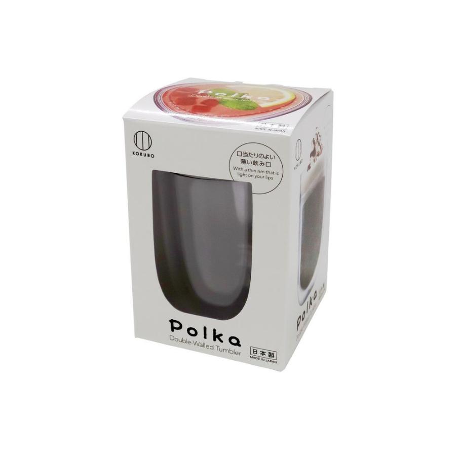 【箱売り 36個セット】Polka グラス (クリア) | グラス タンブラー クリア KOKUBO 小久保工業所 ポルカ 二重構造 AS樹脂 耐冷 耐熱 割れにくい 結露しにくい テの画像