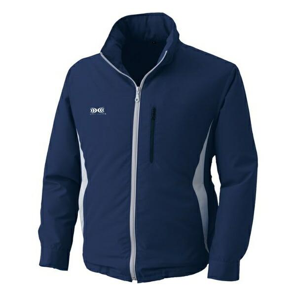贅沢品 長袖ブルゾン(フード付) 空調服(R) KU90520 スターターキット(SK00012R70:レッド) +空調服(R) L ネイビー 熱中症予防 贅沢品 長袖ブルゾン(フード付) 空調服(R) KU90520 スターターキット(SK00012R70:レッド) +空調服(R) L ネイビー 熱中症予防