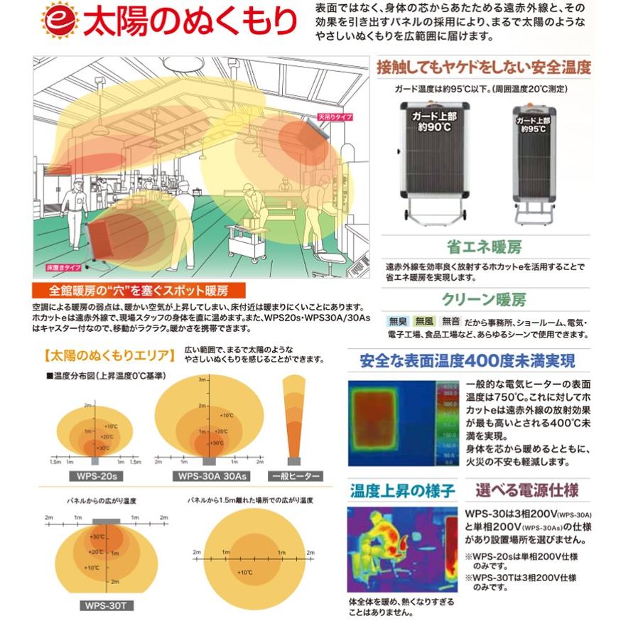 残りわずか 静岡製機 遠赤外線電気ヒーター ホカットe Wps 30as 床置タイプ 単相0v 個人宅配送 全日本送料無料 Zoetalentsolutions Com