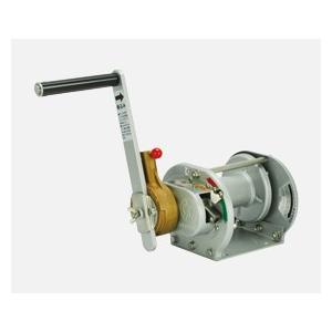 マックスプル 手動ウインチ ラチェット式メタリック塗装RST-1-SI  [法人限定][送料別途お見積り] | 