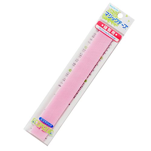 ◆松浦工業 まつうら工業 縫製エコマジックテープ20R 25mmX20cm ピンク｜firstfactory