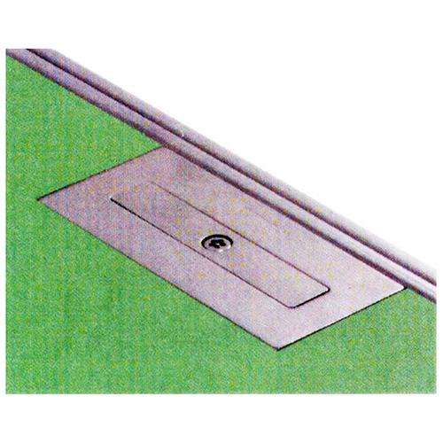 ◆ 床点検口 フロアーハッチ 屋内用 ステンレス製 把手ロック式 樹脂タイル張物用 MSXS-P200 200mm_2