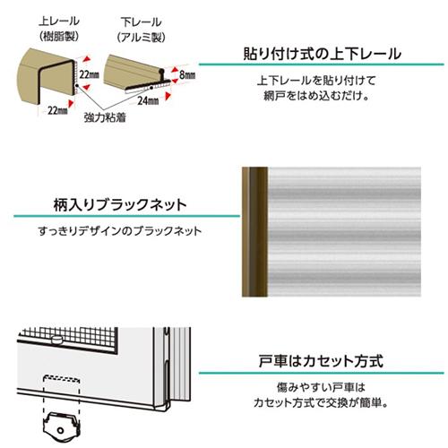 ◆川口技研 玄関引戸専用アミド GOA-3B ブロンズ [送料別途お見積り]