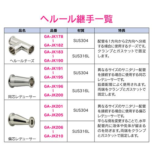 ◆カクダイ GAONA これエエやん ヘルール同芯レデューサー(2.5SX1.5S) GA-JK194_2