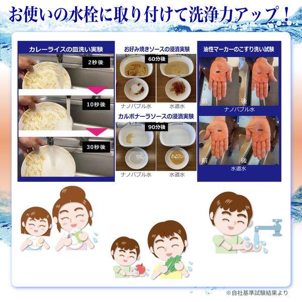 日本電興 ナノバブル発生キット キッチン水栓用 ND-NBKS 微細気泡