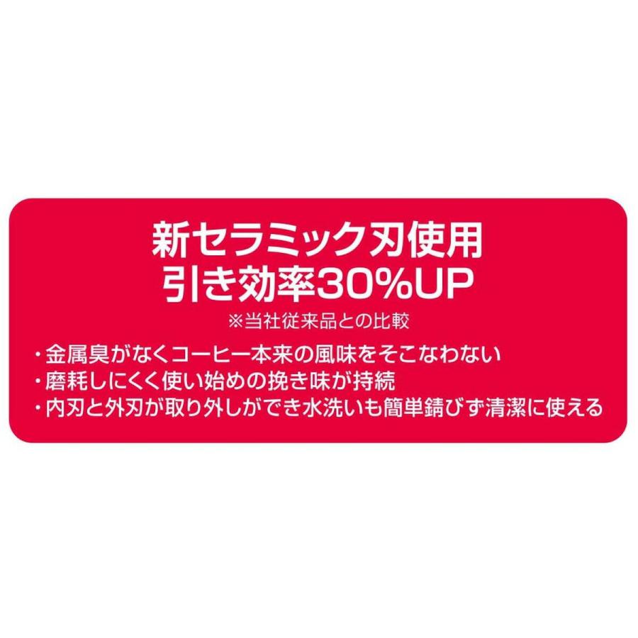 キャプテンスタッグ(CAPTAIN STAG) キャプテンスタッグ 18-8ステンレスハンディー コーヒーミル L(セラミック刃)の画像