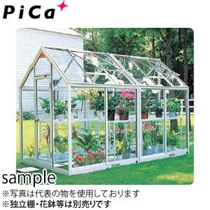 ファーストWORK店ピカ(Pica) 屋外用温室 プチカ WP-30 3坪 アルミ製 全面半強化ガラス ドアタイプ [大型・重量物] 購入