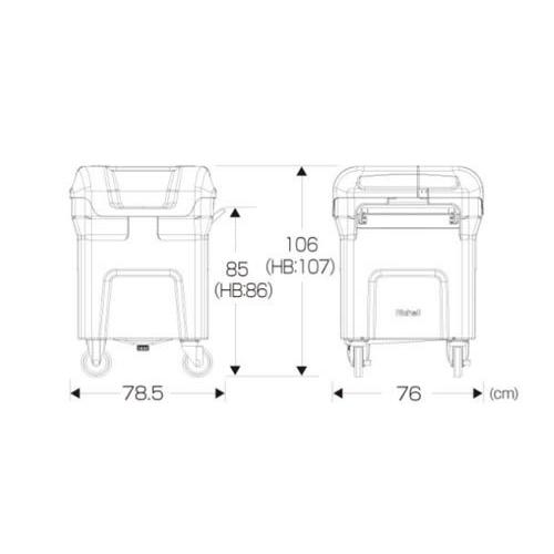 リッチェル キャリングカートN 320HB [法人限定]