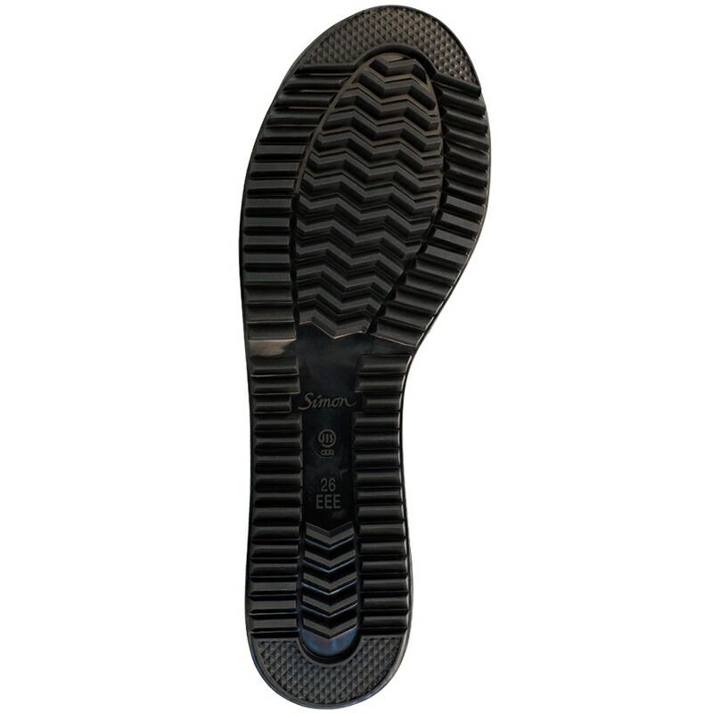 シモン 安全靴 3055黒床 半長靴 高所作業用安全靴