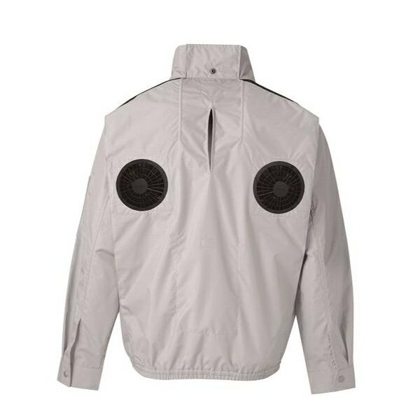 ご予約品NSP 空調服 NA-1132 フルハーネス対応(長袖) シルバー2Lサイズ