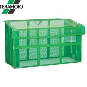 テラモト 自立ゴミ枠II 折りたたみ式 緑 1500×600×880 DS-261-115-1 [法人限定][送料別途お見積り]
