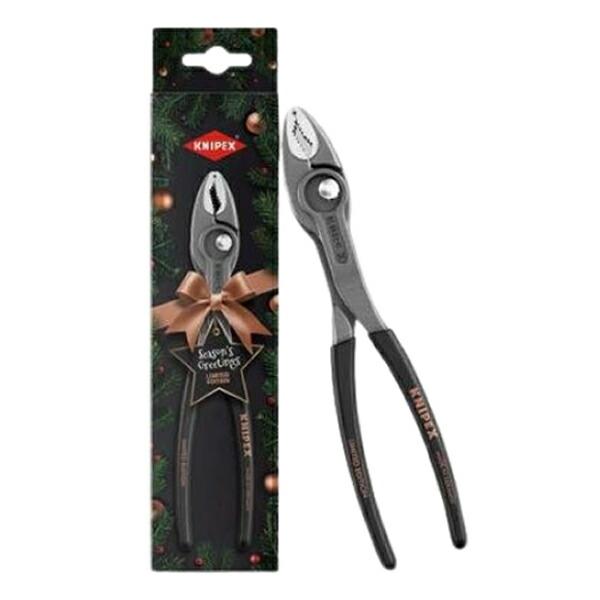 KNIPEX(クニペックス)  限定カラー スリップジョイントプライヤー ツイングリップ プラスチックハンドル 200mm(8201200S02) クリスマス仕様【在庫有り】 |  | 01