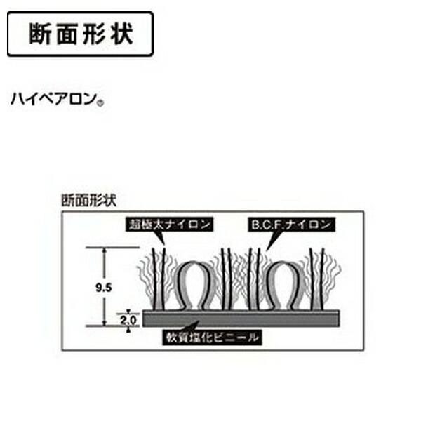 【5個セット】テラモト(TERAMOTO) ハイペアロン ワインレッド 450×750 MR-038-020-6 [法人限定]_3