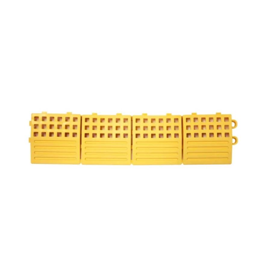 箱売り 80個セット】テラモト(TERAMOTO) タッチマットII専用ふち 黄 中