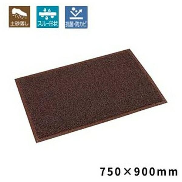【箱売り 3個セット】テラモト(TERAMOTO) ケミタングル ハード 茶 750×900 MR-139-042-4 [法人限定]_1