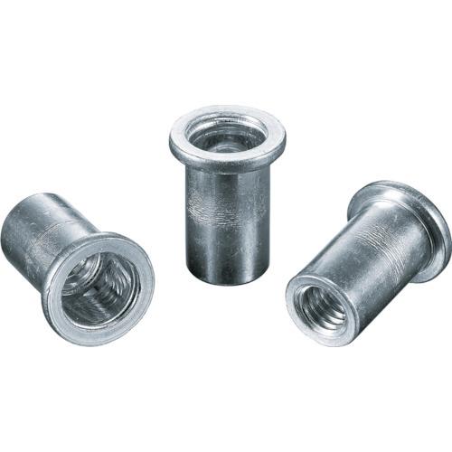 ■ロブテックス ブラインドナット“ロブテックスナット”(平頭・アルミ製) 板厚3.2 M5X0.8(1000個入) NAD5M(1260014)