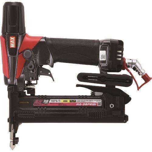 ■MAX エア釘打機(ステープル用) 高圧4MAステープルタッカ 19〜38mm エアダスタ付き HA38F4D(1718221)