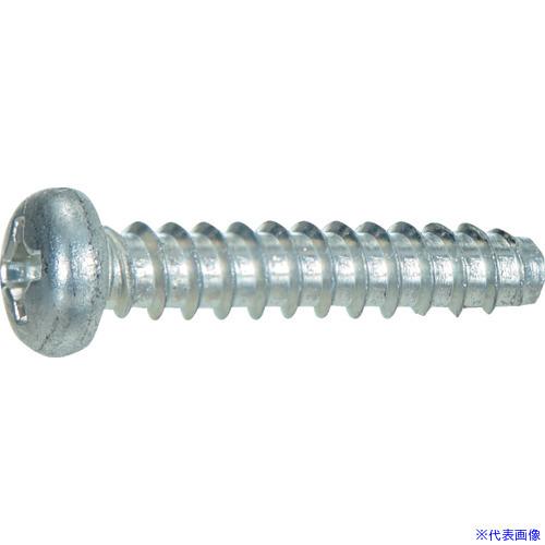 □TRUSCO ナベ頭タッピングねじ 2種溝付B1形 三価白 M3X12 (50本入り