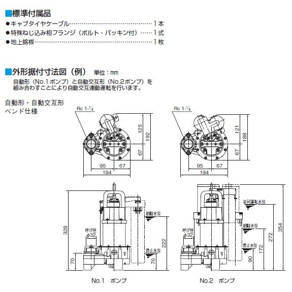 ツルミポンプ 浄化槽専用放流ポンプ 32PRW2.13S-91【野田愛宕店】【店頭取引限定】【未使用】管理番号：IT0UZ0V3G9XK ツルミポンプ ツルミ 鶴見 浄化槽用 ポンプ 32PRW2.13S 自動交互型