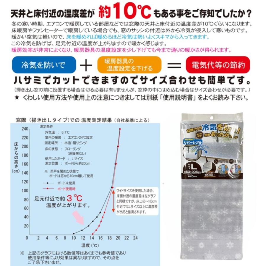 2025新size登場 選べる5size 窓際あったかボード | 断熱ボード 断熱パネル すきま風対策 隙間風対策 暖房節約 窓ぎわあったかボード 窓に立てる 窓 隙間風 防ぐ |  | 01