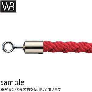 シロクマ(WB) パーティションロープ リングタイプ FPR-25R φ25×1800mm 金・レッド