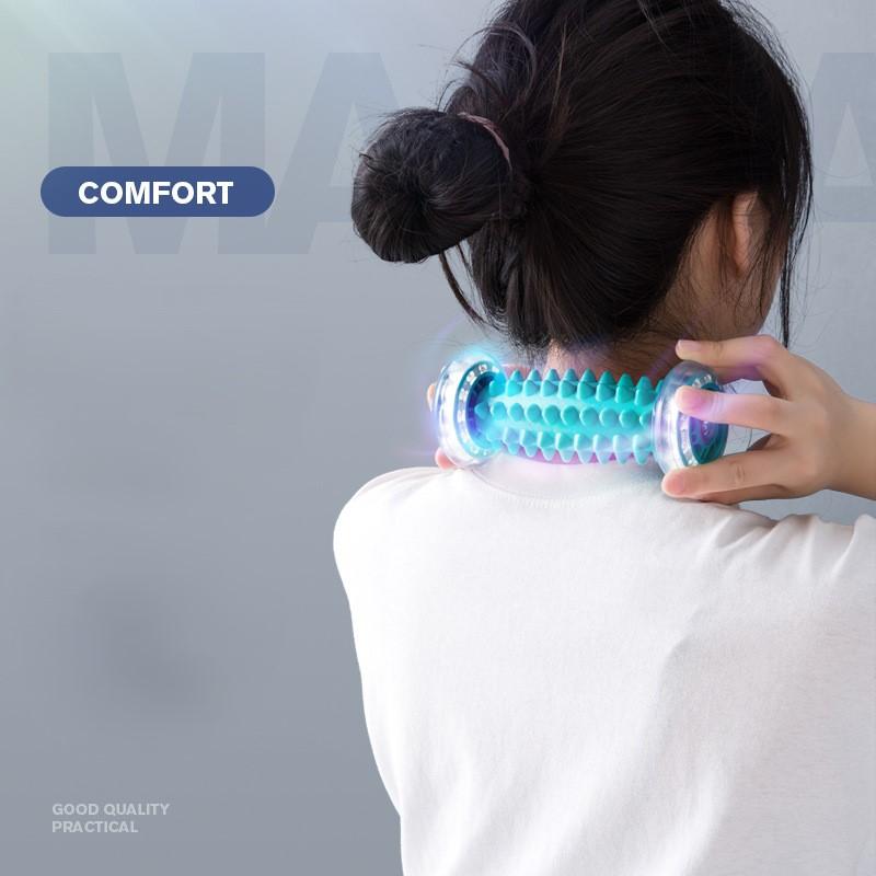 足裏 マッサージ フットローラー【2022最新改良】フットマッサージャー疲労回復 むくみ 青竹踏み 足ツボ 足底筋膜 お持ち運び便利 足つぼローラー （グリーン） |  | 01