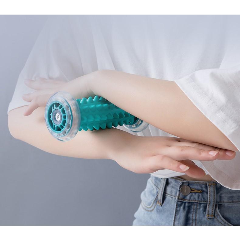 足裏 マッサージ フットローラー【2022最新改良】フットマッサージャー疲労回復 むくみ 青竹踏み 足ツボ 足底筋膜 お持ち運び便利 足つぼローラー （グリーン） |  | 02