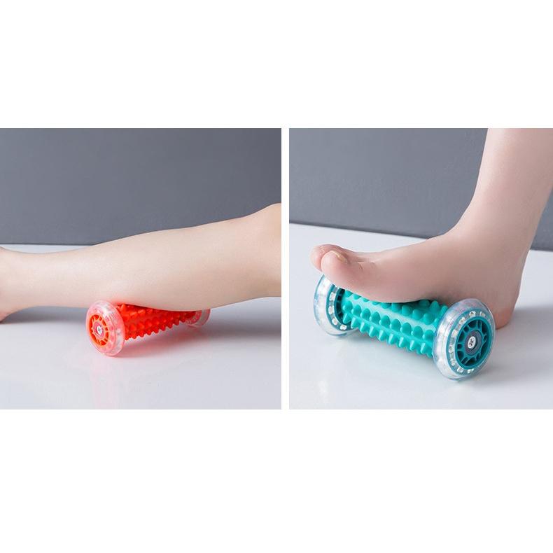足裏 マッサージ フットローラー【2022最新改良】フットマッサージャー疲労回復 むくみ 青竹踏み 足ツボ 足底筋膜 お持ち運び便利 足つぼローラー （グリーン） |  | 03
