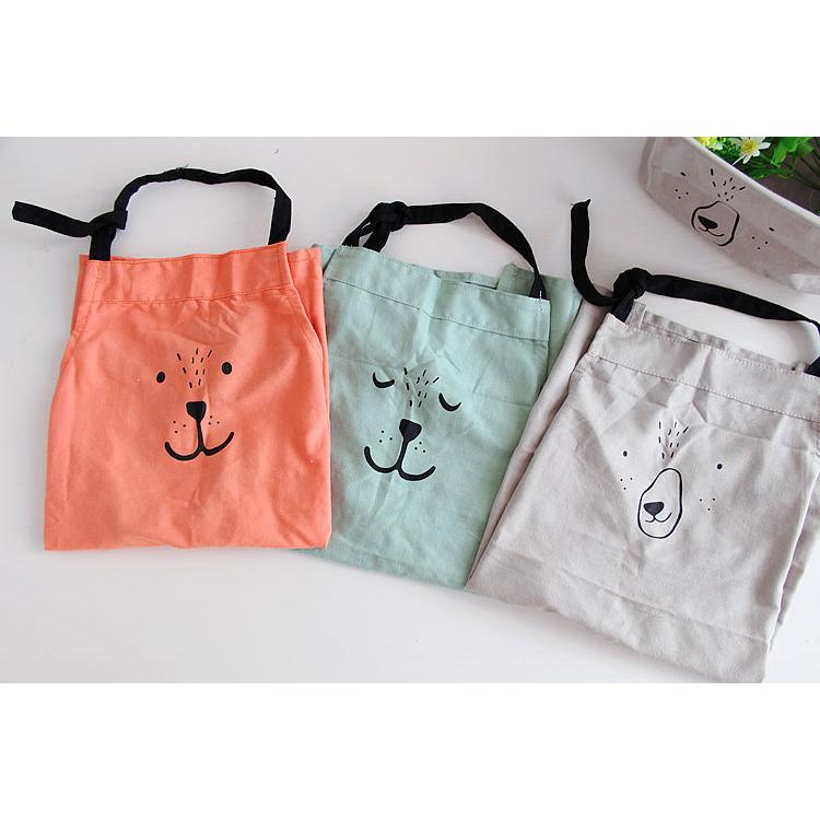 子供用エプロン かわいい 給食 料理 くま 格安 即納 胸当てエプロン 首掛け 前掛け 前ポケット 子供用 エプロン |  | 05