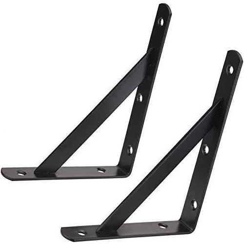 棚受け金具L字型 棚づくり 金具 L字型 4本セット DIY 収納 ディスプレイ などに (200mm×120mm) ネジ付き |  | 01