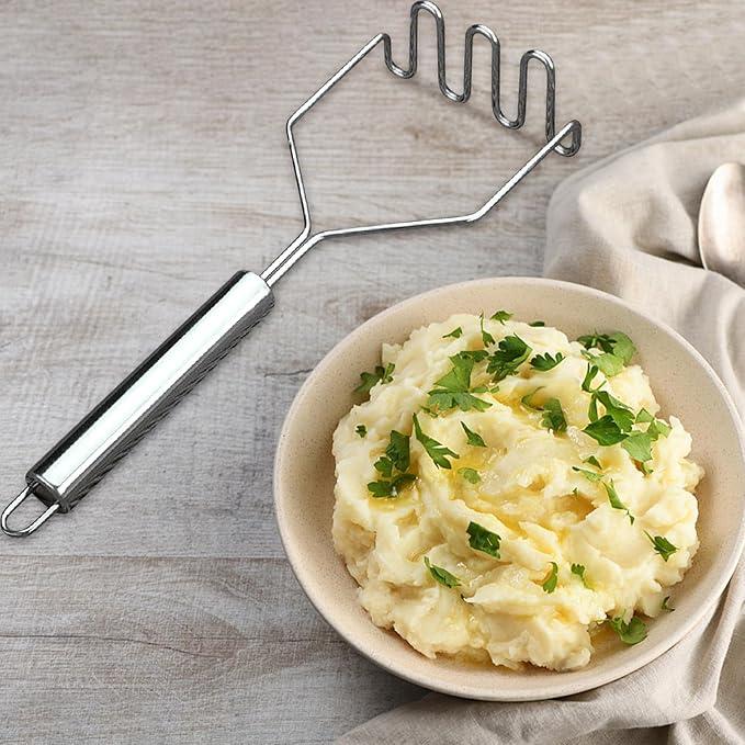 ポテトマッシャー マッシャー ステンレス鋼 たまご じゃがいも さつまいも 果物 野菜マッシャー 離乳食調理器具 キッチン |  | 03