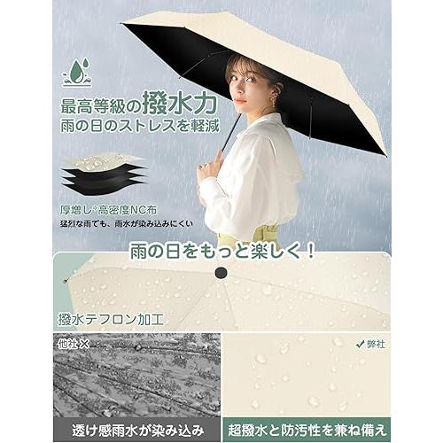 日傘 コンパクト傘 超軽量 228g 折りたたみ傘 レディース 晴雨兼用 傘 UVカット 完全遮光 遮熱  6本骨 折れにくい 日焼け防止 高温対策 小型 おしゃれ 男女兼用 |  | 05