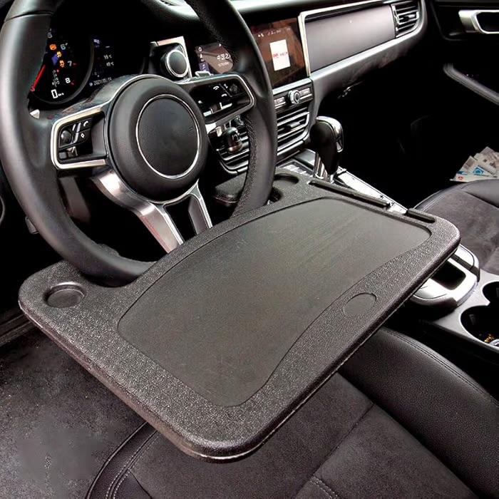 車内テーブル 運転席用 ハンドル テーブル 車 運転手 運転席 ハンドル テーブル 車載テーブル 食事 仕事 パソコン |  | 02