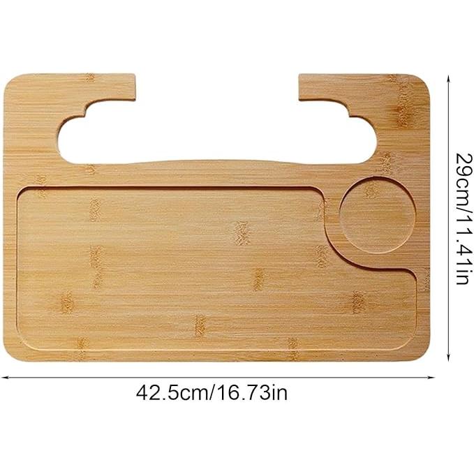 車 テーブル ハンドル 傷つかない 自重安定 簡単取り付け ステアリング 車中泊 車内 便利グッズ インテリア カーアクセサリー トレイ 竹製 |  | 04