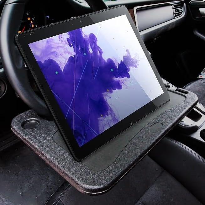 車内テーブル 運転席用 ハンドル テーブル 車 運転手 運転席 ハンドル テーブル 車載テーブル 食事 仕事 パソコン |  | 04