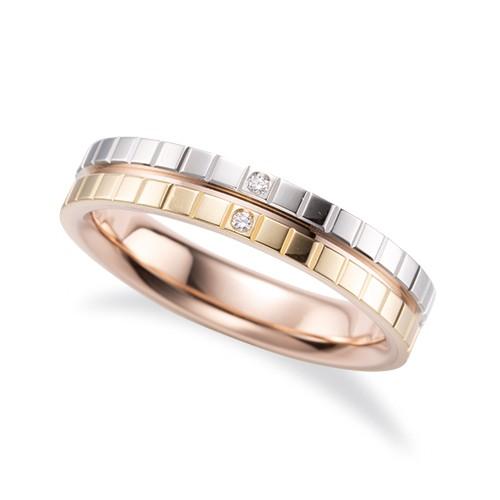 スクエアカットダイヤモンドリング　プラチナ　ピンクゴールド　イエローゴールド　K18PG/Pt950/K18YG | 