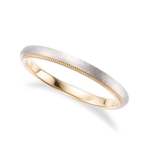 プラチナ　イエローゴールド　Pt950/K18YG　ミルラインリング　【マリッジリング】【指輪サイズ直し】 | 