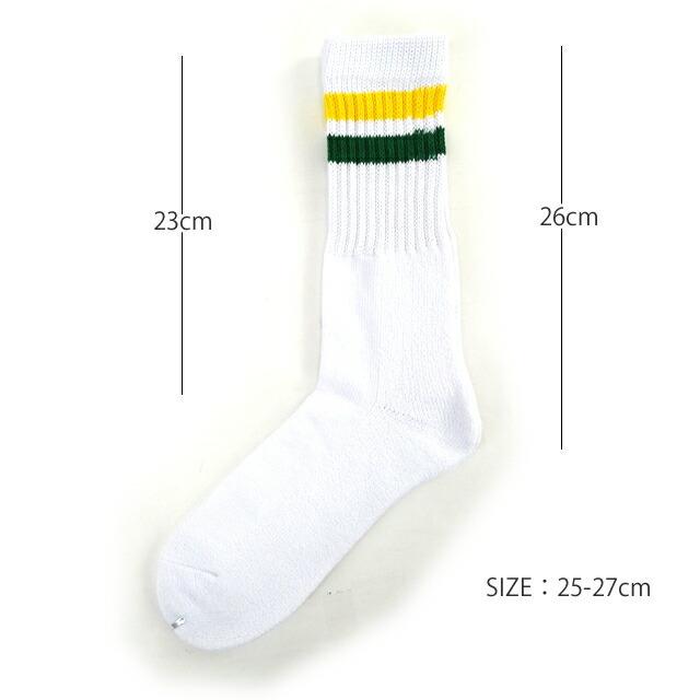 WILD STAG ワイルドスタッグ 3足組ソックス ロング丈 2本ライン白ソックス 靴下 2329 3P Socks メンズ レディース スケート スケーター |  | 05