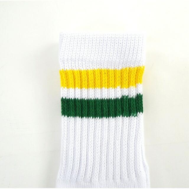 WILD STAG ワイルドスタッグ 3足組ソックス ロング丈 2本ライン白ソックス 靴下 2329 3P Socks メンズ レディース スケート スケーター |  | 07