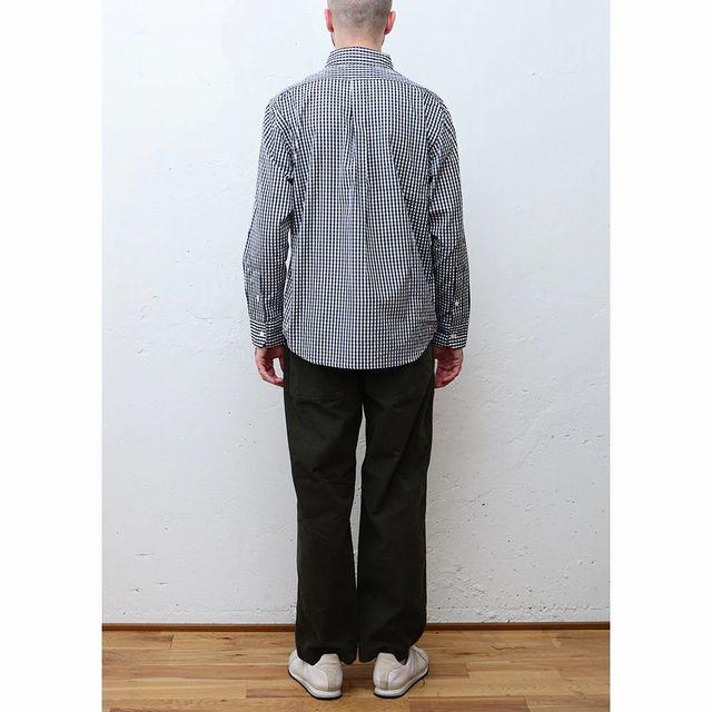 マニュアルアルファベット MANUAL ALPHABET シャツ BASIC-BG-002 100/2ブロード ギンガム ボタンダウン ベーシックシャツ Bulging Fit 長袖 メンズ ギフト | MANUAL ALPHABET | 10